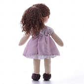preiswerte Puppen-Waldorfpuppe mit Baumwollkörper, Künstlerpuppe, handgefertigte Mini-Anziehpuppe zum Selbermachen (Zubehör Bär nicht im Lieferumfang enthalten) für Weihnachtsgeschenke