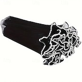 cheap Wedding Decorations-1 Roll Flower Wrapping Mesh with Pearls - Polyamide Florist Netting for Bouquet Packaging Valentine&#039;s Day Birthday Wedding Decor Gift Wrapping Supplies 15-inch