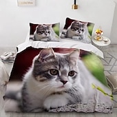 זול מצעים בהתאמה אישית-כיסוי ד duvet מותאם אישית 3 חלקים עם טקסט תמונה מתנות מותאמות אישית סט כריות עם 2 ציפיות