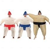 levne halloweenské kostýmy pro páry-Zápasník sumo Karnevalový kostým Cosplay kostým Nafukovací kostýmy Dětské Dospělé Vše Legrační kostým předvečer Všech svatých Karneval Plesová maškaráda Jednoduchý karnevalový kostým