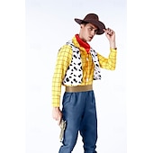 levne Pánské kostýmy-Příběh hraček Dřevnatý Cosplay kostým Halloween rekvizity Maškarní Anime předvečer Všech svatých Filmové kostýmy for Pánské Dospívající Dospělé Vánoce předvečer Všech svatých Nový rok