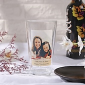 ieftine Pentru femei-Cana de sticlă personalizată cadoul perfect pentru mamă – Cadou personalizat de nuntă pentru cuplu design cu fotografie și text cadou de zi cu zi pentru familie și prieteni cadou de nuntă și Crăciun