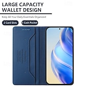 お買い得  iPhone用ケース-iPhone 16e用の電話ケース iPhone 16 Pro Max Plus iPhone 15 Pro Max Plus iPhone 14 13 12 11 Pro Max Plus Mini フリップカバー スタンドホルダー 磁石サポート ワイヤレス充電 レトロ TPU PUレザー
