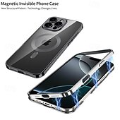お買い得  iPhone用ケース-電話 ケース 用途 iPhone 16 Pro Max プラス iPhone 15 プロマックスプラス iPhone 15 Pro Max バックカバー スタンド付き 磁石バックル ワイヤレス充電をサポート レトロ風 PC