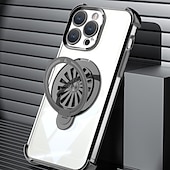 お買い得  iPhone用ケース-電話 ケース 用途 iPhone 16 iPhone 16プラス iPhone 15 プロマックスプラス iPhone 14 13 12 11 Pro Max Plus iPhone 14 Pro Max iPhone 13 12 11 Pro Max バックカバー スタンド付き 磁石バックル ワイヤレス充電をサポート レトロ風 TPU 仕上げ