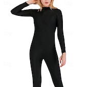 abordables Lycra de surf-Femme Maillot Anti UV Maillot de bain 1 pièce Poids Léger manche longue Le Maillot de corps Maillot de bain Zip sur le devant Natation Surf Plage Sports nautiques Mosaïque Eté Printemps Automne