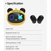 abordables Auriculares TWS-G05D TWS True auriculares inalámbricos En el oido Bluetooth 5.3 Deportes Diseño ergonómico Larga duración de la batería para Apple Samsung Huawei Xiaomi MI Aptitud física Camping / Senderismo