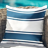 cheap Outdoor Pillow &amp; Covers-4pcs Set Outdoor Waterproof Pillow Covers Home Room Decoration for Patio Garden Livingroom Bedroom Geometric
