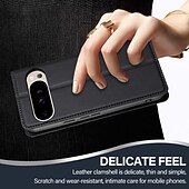 abordables Otras carcasas-teléfono Funda Para Google Píxel 9 Pro Pixel 9 Pro XL Pixel 8 Pro Pixel 8 Píxel 9 Pixel 7 Pixel 7 Pro Gire la tapa con Soporte Ranura para tarjetas Antigolpes Retro TPU Cuero de PU