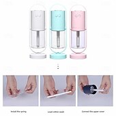 cheap Smart Lights-360° LED Smart Light Rotating Humidification Projection Lamp - Creative Mini Silent Fog Aromatherapy Lamp, Portable Car Essential Oil Diffuser, USB Powered Night Light for Decoration