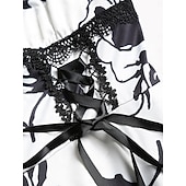 preiswerte Kleider-Retro Vintage 1950er Vintage-Kleid Kleid Maskerade Damen Karneval Neujahr Maskerade Alltagstauglich Junggesellinnenabschiedsparty Erwachsene Kleid