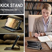 billige iPhone-etuier-telefon Etui Til iPhone 16 15 14 Pro Max Plus iPhone 13 12 11 Pro Max Flip deksel med stativ Magnetisk Kortspor Kontor / Bedrift TPU PU lær