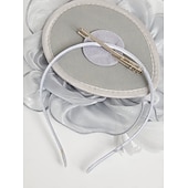 abordables Tocados-Fascinadores Tocado de Tul Fiesta de Té Carreras de Caballos Día de Damas Elegante Retro con Tocado de Flor y Pluma vestido para impresionar vestido para el día de carreras