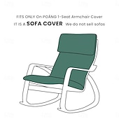 abordables Housse de canapé-Housse de fauteuil 1 place version coussin housses en polyester unies
