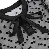 levne Šaty-Elegantní Retro 50. léta Šaty Maškarní Výšivka Květiny Dámské Karneval Nový rok Plesová maškaráda Běžné / Denní loučení se svobodou nevěsty Dospělé Šaty