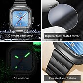 economico Orologi al quarzo-Da uomo Orologio al quarzo All&#039;aperto Sportivo Di tendenza Orologio casual Luminoso Calendario Impermeabile Decorativo Acciaio Guarda