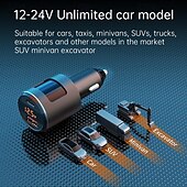 お買い得  車用充電器-sc01 qc3.0 usbc type-c デュアルポート ミニカーチャージャー 急速充電 FM トランスミッター プレーヤー 3.1a 急速充電 usb チャージャー付き