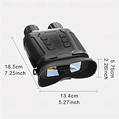 cheap Rangefinders &amp; Telescopes-4K Full-Color Infrared Night Vision Binoculars 36MP UHD Micro Light Enhanced 10X Optical 8X Digital Zoom  CMOS Sensor  for Hunting &amp; Shooting Suitable for Valentine&#039;S Day Christmas Gifts