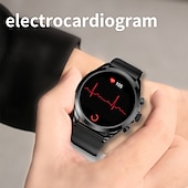 tanie Smartwatche-iMosi ET440 Inteligentny zegarek 1.39 in Inteligentny zegarek Bluetooth EKG + PPG Monitorowanie temperatury Krokomierz Kompatybilny z Android iOS Damskie Męskie Odbieranie bez użycia rąk Wodoodporny