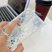 Недорогие Чехлы для Samsung-телефон Кейс для Назначение SSamsung Galaxy S24 Ultra S24 Plus S24 S24 ФЭ S23 Ultra А55 А35 А25 А15 5Г A54 S25 Ультра Кейс на заднюю панель с ремешком на запястье Защита от удара Ретро ТПУ ПК