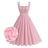 cheap Dresses-Retro Vintage 1950s Cocktail Dress Dress Flare Dress Solid Color Women&#039;s Masquerade Event / Party Bachelorette Party Festival Adults&#039; Dress Homecoming Dresses