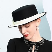 ieftine Fascinatoare și pălării-Costume de fancy Pentru femei ziua îndragostiților Derby Ascot Festivalul curselor de cai Adulți Pălărie