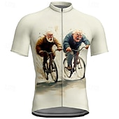 baratos Camisolas masculinas-Homens Camisa para Ciclismo Gráfico Manga Curta Moto Camiseta Camisa / Roupas Para Esporte com 3 bolsos traseiros Ciclismo de Montanha Secagem Rápida Design Anatômico Capilaridade Respirável Esportes