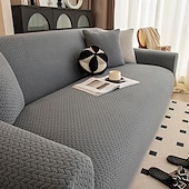 baratos Cobertura de Sofa-capa de sofá de alta elasticidade tecido macio e elástico se adapta perfeitamente à maioria dos sofás capa durável e confortável protege os móveis de manchas e danos fácil de instalar e lavável à