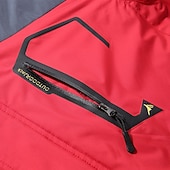 Χαμηλού Κόστους Αθλητικό Μπουφάν-Ανδρικά Χειμωνιάτικα μπουφάν Μπουφάν fleece Αδιάβροχο Jachetă de Drumeție ΕΞΩΤΕΡΙΚΟΥ ΧΩΡΟΥ Καθημερινά Ρούχα Ζεστό Τσέπη Φθινόπωρο Χειμώνας Συνδυασμός Χρωμάτων Μοντέρνα Κομψό στυλ street Με Κουκούλα