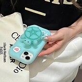 cheap iPhone Cases-Phone Case For iPhone 16 15 14 Pro Max iPhone 13 12 11 Pro Max Back Cover with Stand Holder Shockproof Retro Silicone