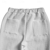 olcso Férfi Basic Tees szettek-Férfi Póló öltönyök Tracksuit Pólók és húzózsinóros hosszú nadrágok Hosszú ujj V-alakú Tavasz &amp; Ősz Sima Testedző Alkalmi 2 db Kötni Vakáció Hétköznapi viselet Sportruházat Fekete Fehér Tengerészkék