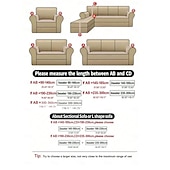 baratos Cobertura de Sofa-capa de sofá de alta elasticidade tecido macio e elástico se adapta perfeitamente à maioria dos sofás capa durável e confortável protege os móveis de manchas e danos fácil de instalar e lavável à