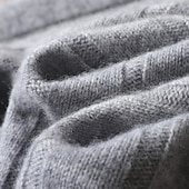 halpa Miesten Elite Neuleet ja Cardiganit-Miesten Neulepusero Neuloa Yhtenäinen väri V kaula-aukko Neuleet Tyylikäs ulko- Koti Vaatetus Syksy Talvi Musta Oranssi S M L