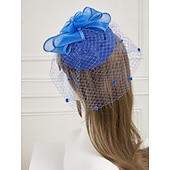 economico Fascinator-Piume  Fascinatori in rete  Cappelli  Copricapo con piuma  Cappello  Fiore 1 PC Matrimonio  Corsa di cavalli  Giorno delle donne Copricapo Abito da impressionare Abito da gara 2025