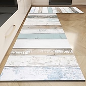 economico Tappeti corridoio-tappeto effetto legno vintage tappeto da cucina tappeto antiscivolo antiolio tappeto da soggiorno tappeto da interno ed esterno arredamento camera da letto tappeto da bagno tappeto da ingresso zerbino