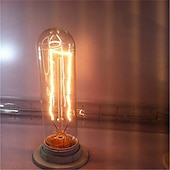 Χαμηλού Κόστους Λάμπες Πυρακτώσεως-6 τμχ 40w vintage λαμπτήρες Edison t10 e27/e14 βιομηχανικός λαμπτήρας πυρακτώσεως με ρυθμιζόμενο φωτισμό αντίκες ρετρό λάμπα ac220-240v για το σπίτι