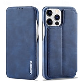 economico Cover per iPhone-Custodia per telefono per iPhone 16 Pro Max Plus iPhone 15 Pro Max Plus iPhone 14 13 12 11 Pro Max Plus Mini Cover flip con slot per schede anti-caduta retrò TPU pelle PU