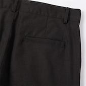ieftine Retro-Bărbați Pantaloni de in Pantaloni Pantaloni de vară Multi Buzunare Picior drept Simplu Confort Respirabil Lungime totală În aer liber Zilnic Ieșire Modă Șic Stradă Negru Alb