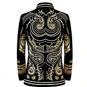 levne oblečení-Retro Řvoucí 20s 20. léta 20. století Úbory Obleky a blejzry Velký Gatsby Gentleman Pánské Plesová maškaráda Párty Večírek loučení se svobodou nevěsty Dospělé Kabát Kalhoty Celý rok