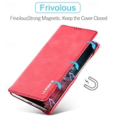 abordables Coques Samsung-Housse de téléphone pour Samsung Galaxy S24 Ultra S24 Plus S24 S23 S23 Ultra S22 S22 Plus Ultra S21 Ultra S21 FE S21 Coque flip avec emplacement pour carte magnétique antichoc rétro TPU PU cuir