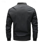cheap Outdoor Jackets-Men&#039;s Softshell Jacket Hiking Jacket Outdoor Windproof Windbreaker Jacket Traveling Black Green Khaki Dark Blue Grey