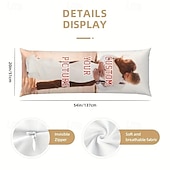 levne Personalizované textilie-Obal na tělový polštář k absolventskému dnu nejlepší dárek k promoci přidejte svůj obrázek osobní dárek fotografie design obrázku potah na polštář 1ks na zakázku