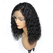 abordables Perruques à dentelle frontale-Perruque Cheveux Naturel Rémy 13x6 Dentelle Devant Cheveux Brésiliens Ondulation Naturelle Ondulation Naturel Partie libre perruques pour femmes noires Densité 130% 150% 180% avec des cheveux de béb