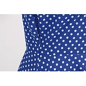 economico Vestiti-Elegante Classico Anni 1950 Vestito A Pois Linea ad A Costume Per donna San Valentino Evento / Festa Data Tè Adulti Vestito Primavera &amp; Estate