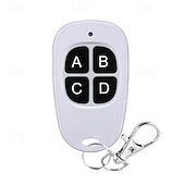 abordables Appareils électroménagers-Télécommande de porte sans fil RF 433 MHz universelle 4 clés copie télécommande de garage clonage télécommande de portail électrique duplicateur de clé
