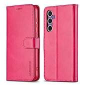 お買い得  サムスン用ケース-Samsung Galaxy S24 S24 Ultra Plus S24 FE S23 S22 S21 S20 Ultra Plus FE S25 Ultra用のスタンドホルダー、マグネットカードスロット、レトロTPU PUレザーのフリップカバー
