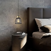 economico Luci Isola cucina-lampada a sospensione in cemento paralume in rete metallica lampada a sospensione industriale moderna in cemento 110-240v