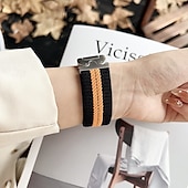 זול להקות Apple Watch-סולו לופ מותאם ל רצועת השעון של Apple Watch 38 מ&quot;מ 40 מ&quot;מ 41 מ&quot;מ 42 מ&quot;מ 44 מ&quot;מ 45 מ&quot;מ 49 מ&quot;מ מתכוונן בד רצועת שעון חלופית ל iwatch Ultra 2 Series 9 8 7 SE 6 5 4 3 2 1