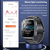 economico Smartwatch-ET593 Smart Watch Monitoraggio della Pressione Sanguigna Monitoraggio della Salute Bluetooth Chiamate SOS Uomini Donne Tracker Sport Fitness Smartwatch