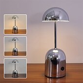 economico Lampade da tavolo-lampada da scrivania a led in ferro ricaricabile con usb &amp;regolazione tricolore per impieghi gravosi per bar ristorante